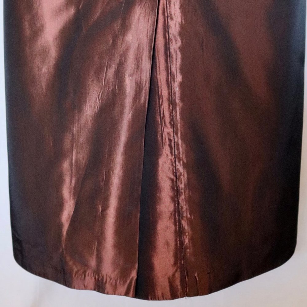 Gigi Clark Elegant Silk Bustier & Long Skirt Set - Picture 10 of 11